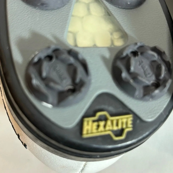 REEBOK Sz 7.5 Hexalite Black White Gortex GOLF Saddle Shoes NEW WITH TAG - Picture 16 of 16